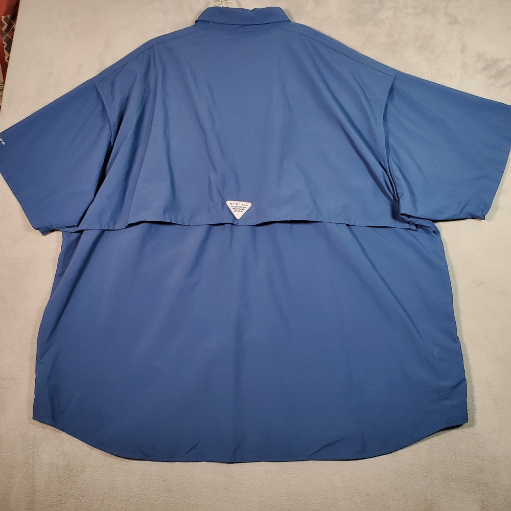 Lot of 2 Columbia Fishing Shirt Mens 3X Blue Green PFG Bahama Vented Omni Shade - Picture 5 of 10